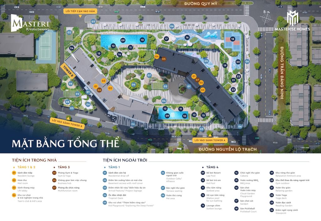 mặt bằng Masteri Rivera Danang