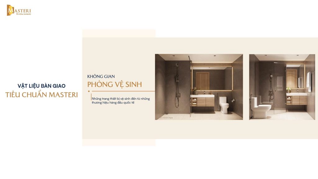 Phòng vệ sinh – Đồng bộ, tiện nghi, chuẩn khách sạn 5 sao